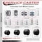 Service Caster 4'' Extra Large Heavy Duty Twin Wheel Caster Corner Mounting Bracket , 4PK SCC-UHGR02S100-NYS-716-4-CB90-4 - alternate 3